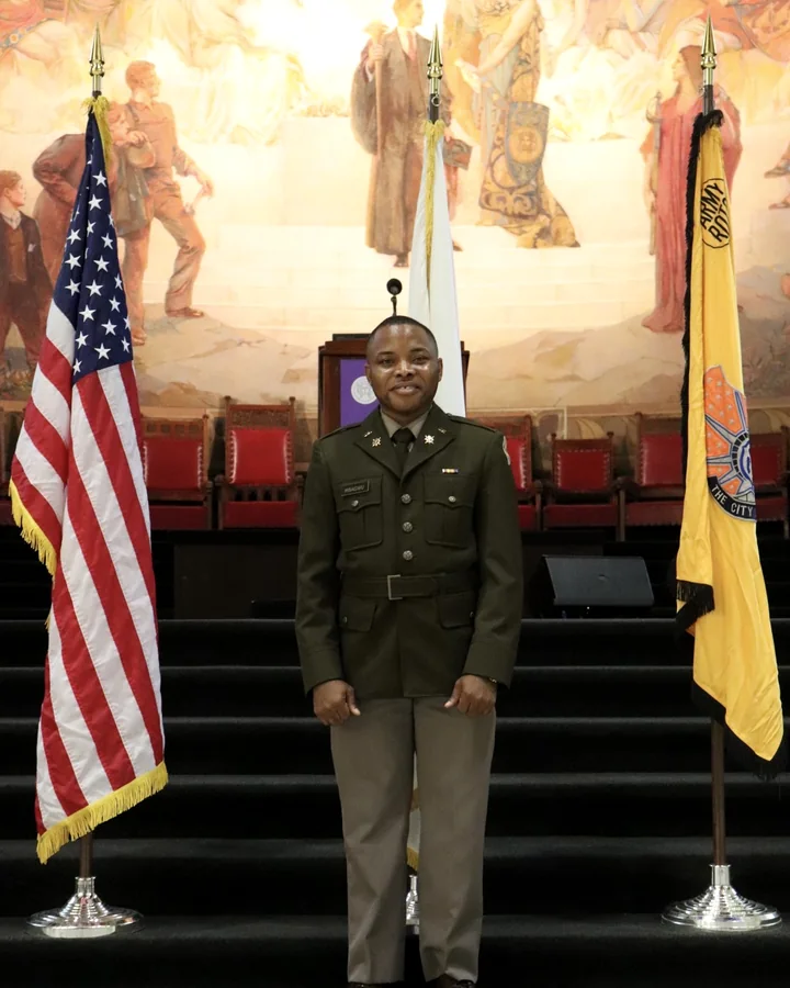Commissioning in Army greens